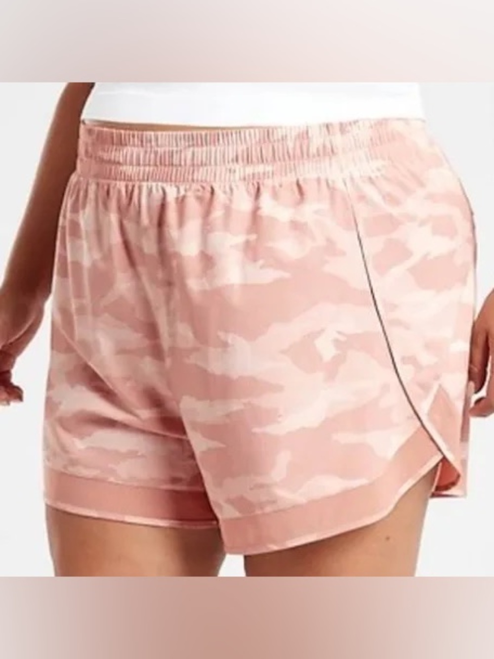 Athleta Pink Camo Women's lined Shorts